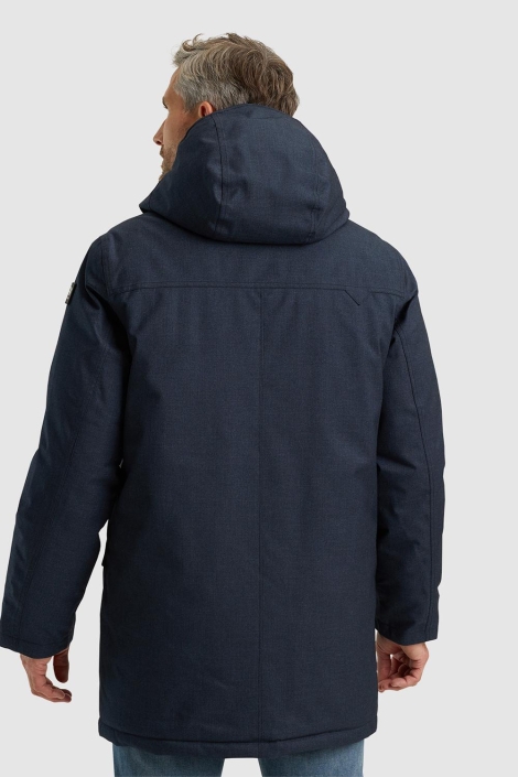 Vanguard parka jacket melange twill